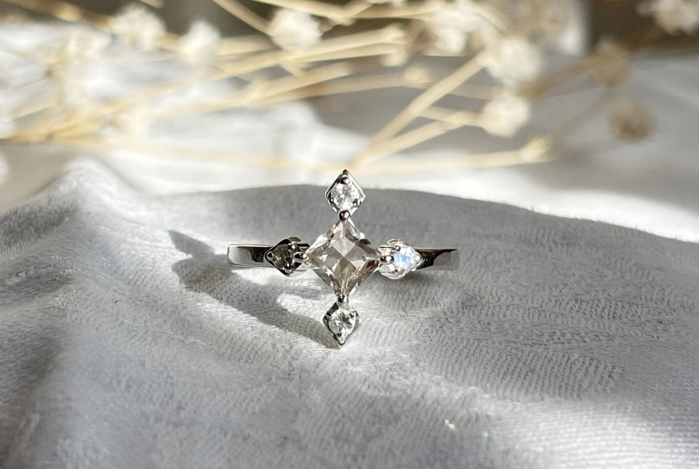 Compass – Lucia Oregon Sunstone Ring