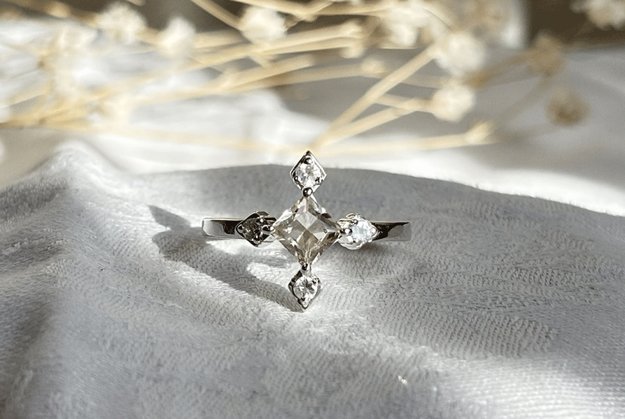 Compass – Lucia Oregon Sunstone Ring