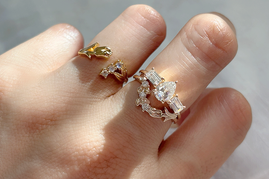 Silent Bloom、Morning Sun、Tulip Waltzのスタイリング写真